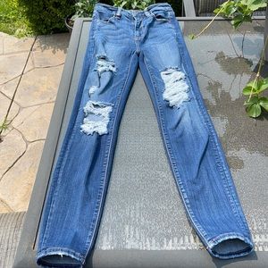 american eagle super stretch skinny jeans
